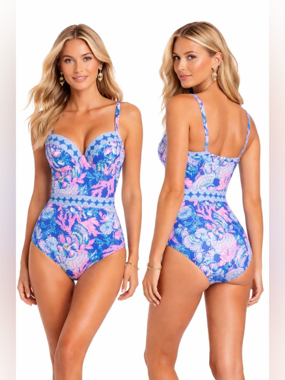 🌺 Lilly Pulitzer Flamenco One Piece Swimsuit